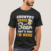 Draught Bottle Or Craft Beer Me Beer Drinking T-shirt (Voorkant)