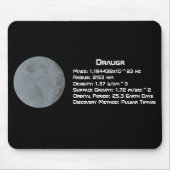 Draugr (PSR B1257+12 b) Technische gegevens Muismat (Voorkant)