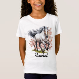 Dravend Blauw Schimmelpaard T-shirt