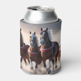 Dravend door de sneeuw: Santa's magische paarden Blikjeskoeler