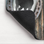 Dravend Paard Cowboylaarzen Hoefijzer Zonnebloemen Muismat (Hoek)