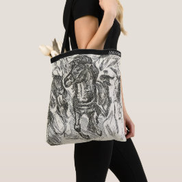 Dravend Paard – Edvard Munch – Gepersonaliseerd Tote Bag