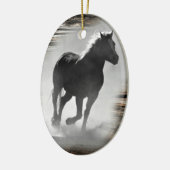 Dravend Paard Keramisch Ornament (Links)