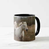 Dravende Camargue-paarden Mok (Voorkant rechts)