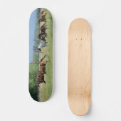 Dravende paarden persoonlijk skateboard (Voorkant)