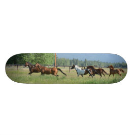 Dravende paarden persoonlijk skateboard