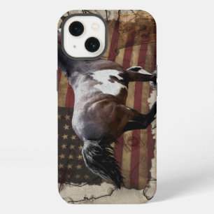 Dravende Pinto Paint USA Pony Express Paard iPhone 13 Hoesje