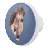 Dravende Pony  Keramische Knop (Rechts)