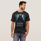 Draw logo gaming with text"Dark King" T-shirt (Voorkant volledig)