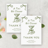 Draw Martini Dank u Vrijgezellenfeest Bedankkaart