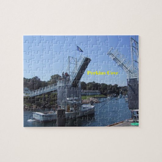 Drawbridge bij Perkins Cove Legpuzzel (Horizontaal)