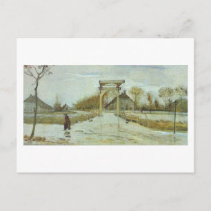 Drawbridge in Nieuw-Amsterdam, Vincent van Gogh Briefkaart
