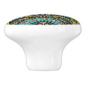 Drawer Talavera Tegel Afbeelding Turquoise Blue Keramische Knop (Zijkant)