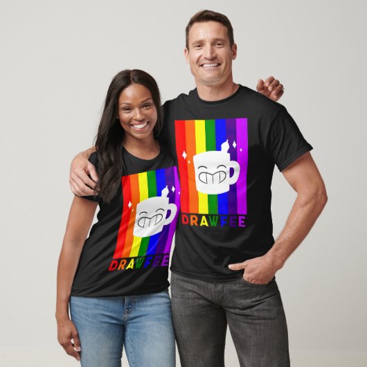 Drawfee ondersteunt Pride Essential TS T-shirt (Unisex)