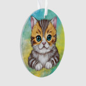 Drawing Cat Ornament (voorkant)