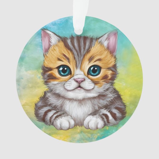 Drawing Cat Ornament (voorkant)