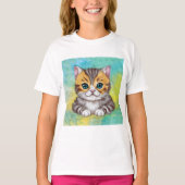 Drawing Cat T-shirt (Voorkant)