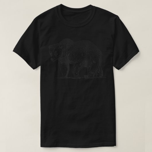 Drawing Grizzly Bear Art T-shirt (Design voorkant)