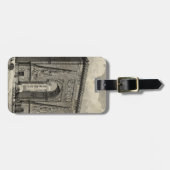 Drawing of Porte Saint-Denis Monument Bagagelabel (Voorkant horizontaal)