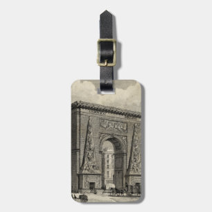 Drawing of Porte Saint-Denis Monument Bagagelabel