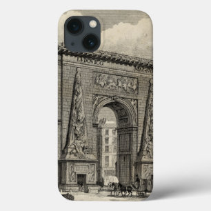 Drawing of Porte Saint-Denis Monument Case-Mate iPhone Case