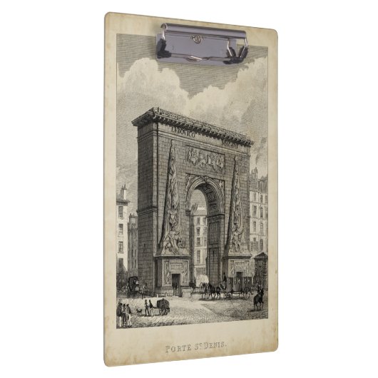 Drawing of Porte Saint-Denis Monument Klembord (Rechts)