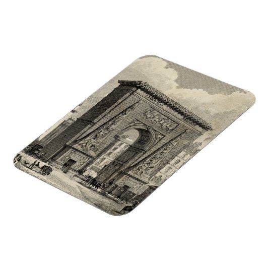 Drawing of Porte Saint-Denis Monument Magneet (Linkerzijde)
