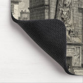 Drawing of Porte Saint-Denis Monument Muismat (Hoek)