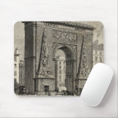 Drawing of Porte Saint-Denis Monument Muismat (Met muis)