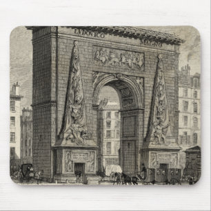 Drawing of Porte Saint-Denis Monument Muismat