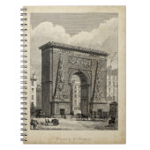 Drawing of Porte Saint-Denis Monument Notitieboek (Voorkant)