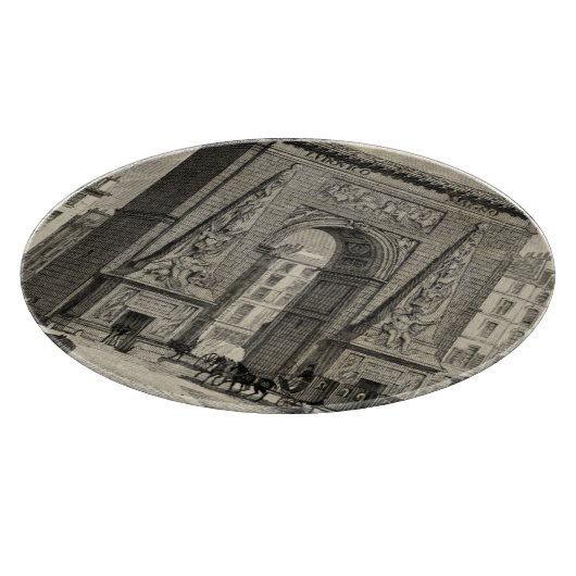 Drawing of Porte Saint-Denis Monument Snijplank (Hoek)