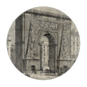 Drawing of Porte Saint-Denis Monument Snijplank (Voorkant)