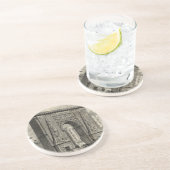 Drawing of Porte Saint-Denis Monument Zandsteen Onderzetter (Zijkant)