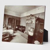 Drawing room, Kelmscott House, Londen, 1896 (foto) Fotoplaat (Zijkant)