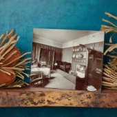 Drawing room, Kelmscott House, Londen, 1896 (foto) Fotoplaat (Zijkant)