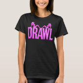 Drawl Mudflaps Womens Dark T-Shirt (Voorkant)