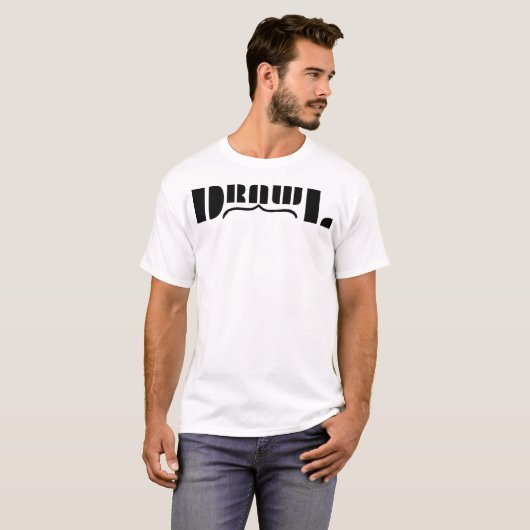 Drawl OG White T-Shirt (Voorkant volledig)