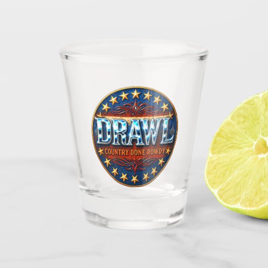 Drawl Shotglas Shot Glas (Voorkant)