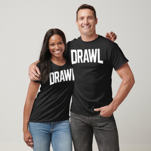 Drawl Stencil T-shirt (Unisex)