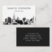 Drawn City Skyline Uptown Visitekaartje (Voorkant / Achterkant)