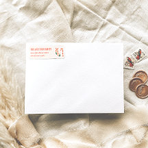  Drawn Cream Red Christmas Doddle Address