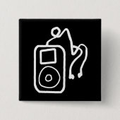 Drawn iPod Black Button (Voorkant)