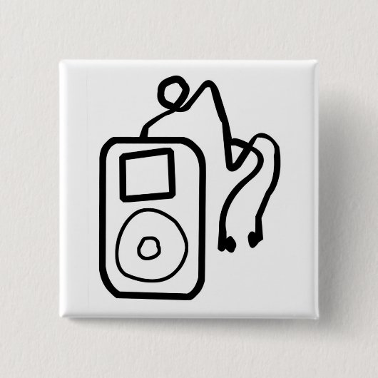Drawn iPod Button (Voorkant)
