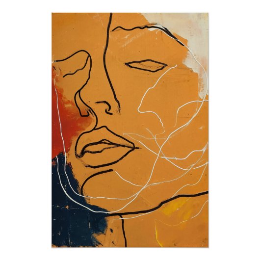 drawn man perfect poster (Voorkant)