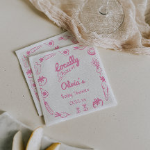 Drawn Roze Lokaal Grown Girly Baby Meisje Douche