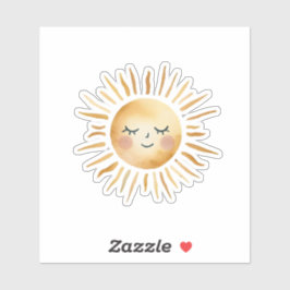 Drawn Sun Sticker