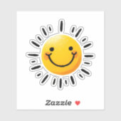 Drawn Sun Sticker (Vel)