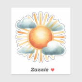 Drawn Sun Sticker (Vel)