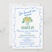 Drawn Whimsical Main Squeeze Lemon Vrijgezellenfee Kaart (Voorkant)